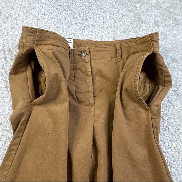 Nili Lotan Tomboy Pant. Button Fly. Brown. Size 4 - Picture 12 of 16